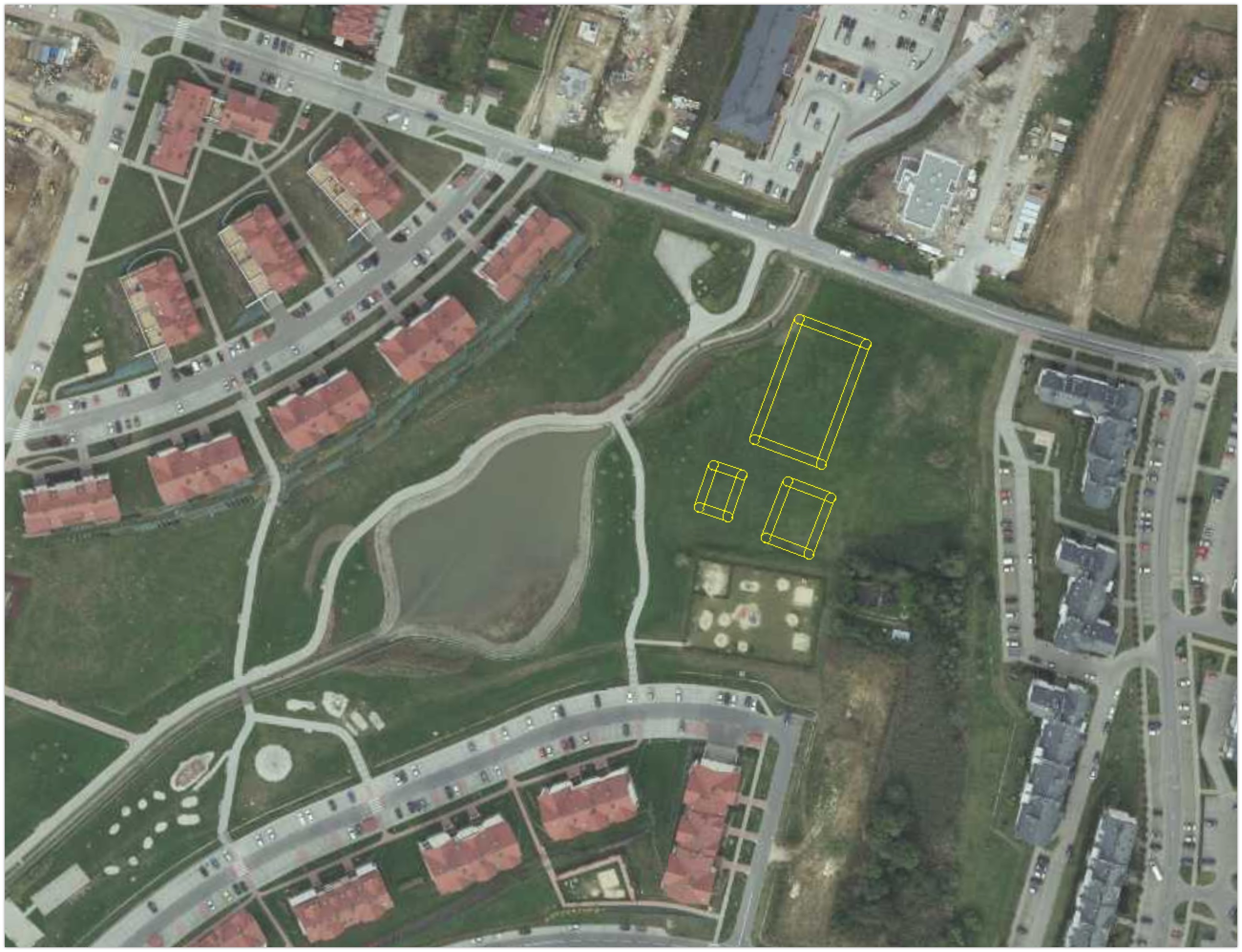 rzut boisk sportowych